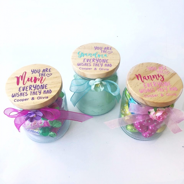 Personalised Mother's Day Lolly Gift Jar